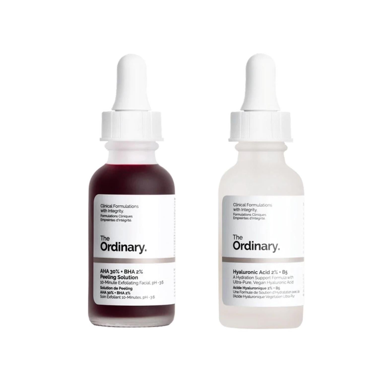 SET ACIDO HIALURÓNICO 2 B5 + AHA 30 BHA 2 PEELING SOL.THE ORDINARY - 1