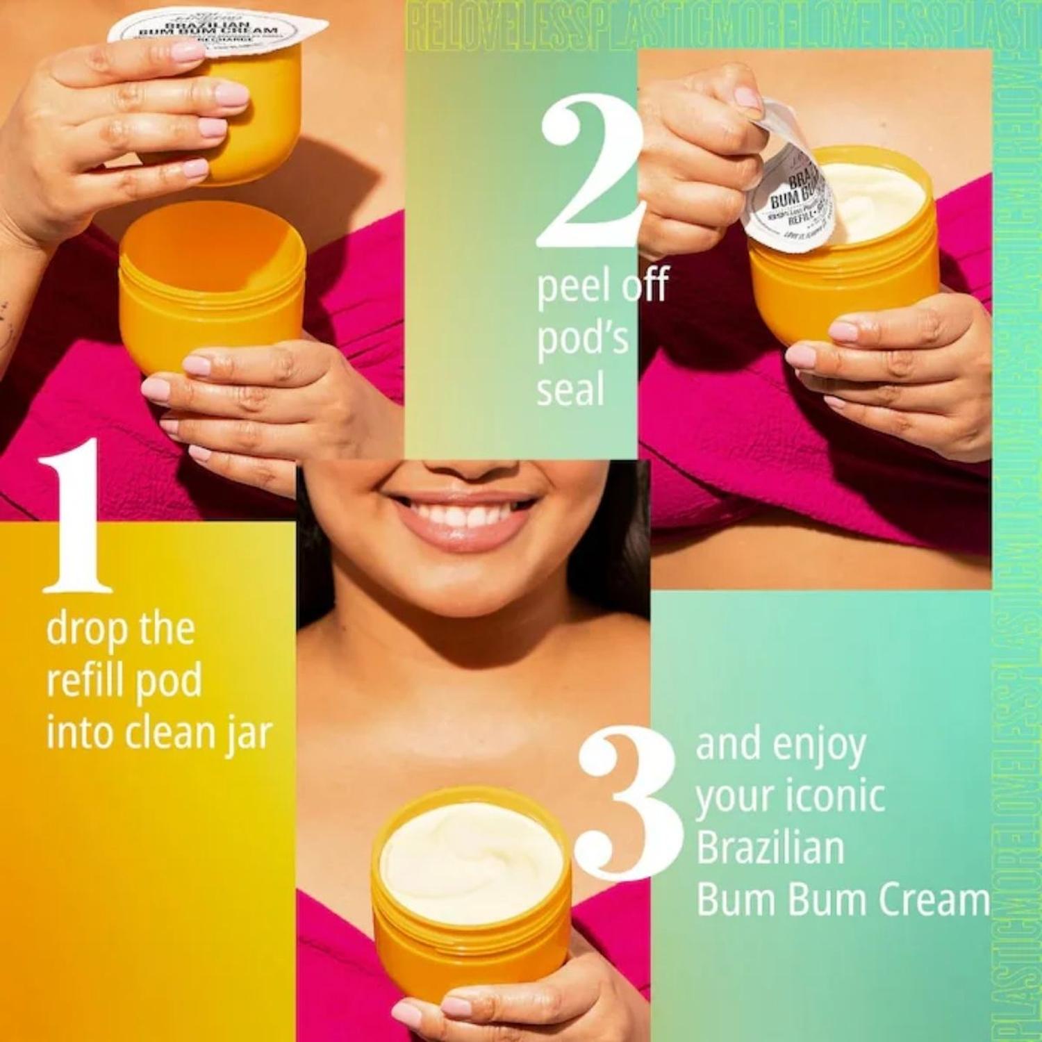 REFILL CREMA SOL DE JANEIRO BRAZILIAN BUM BUM - 240 ML - 4