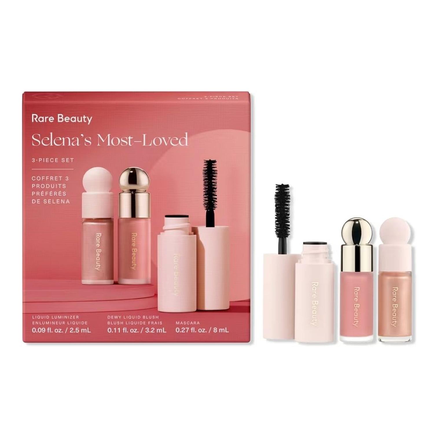 SET MINI RUBOR ILUMINADOR Y MASCARA DE PESTAÑAS RARE BEAUTY - 1