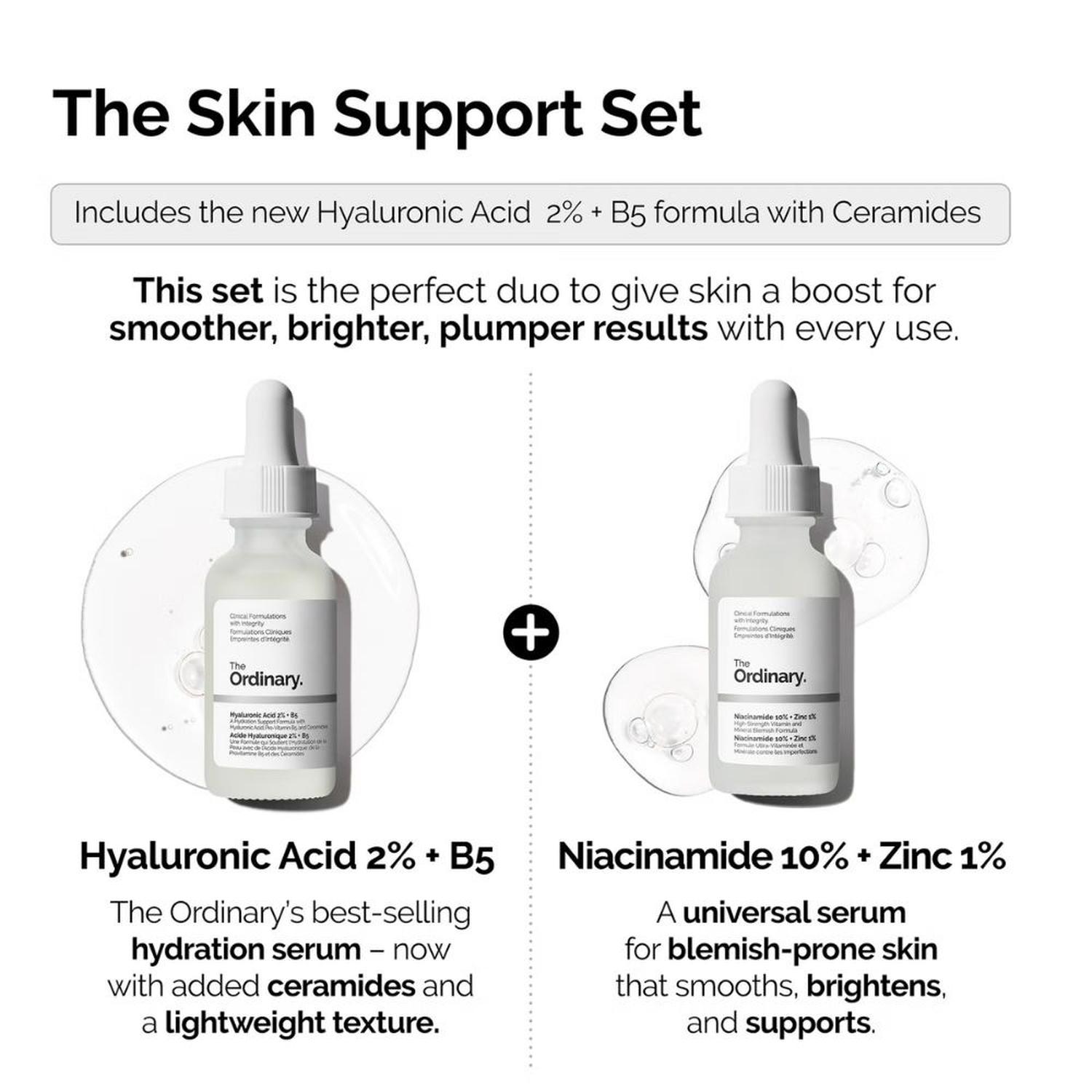 SET THE ORDINARY HIALURONICO Y NIACINAMIDE - THE SKIN SUPPORT SET - 3