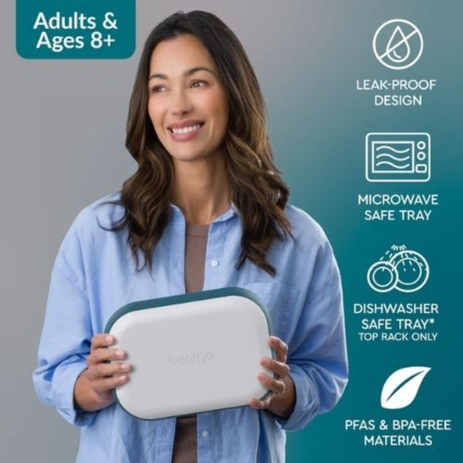 LONCHERA BENTGO CHILL XL - FOG Y DEEP TEAL - 2