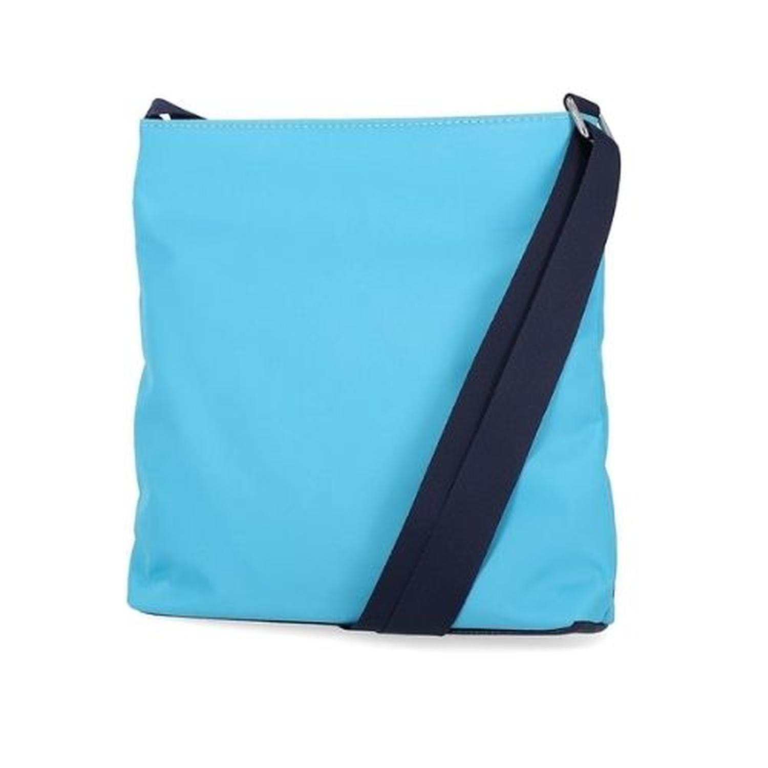 CARTERA CROSSBODY NAUTICA DIVER NYLON - CELESTE - 5