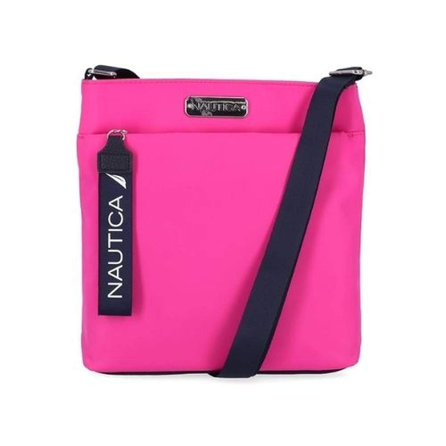 CARTERA CROSSBODY NAUTICA DIVER NYLON - ROSA - 3