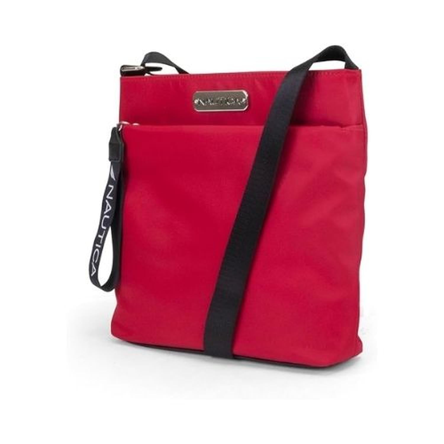 CARTERA CROSSBODY NAUTICA DIVER NYLON - ROJO - 1