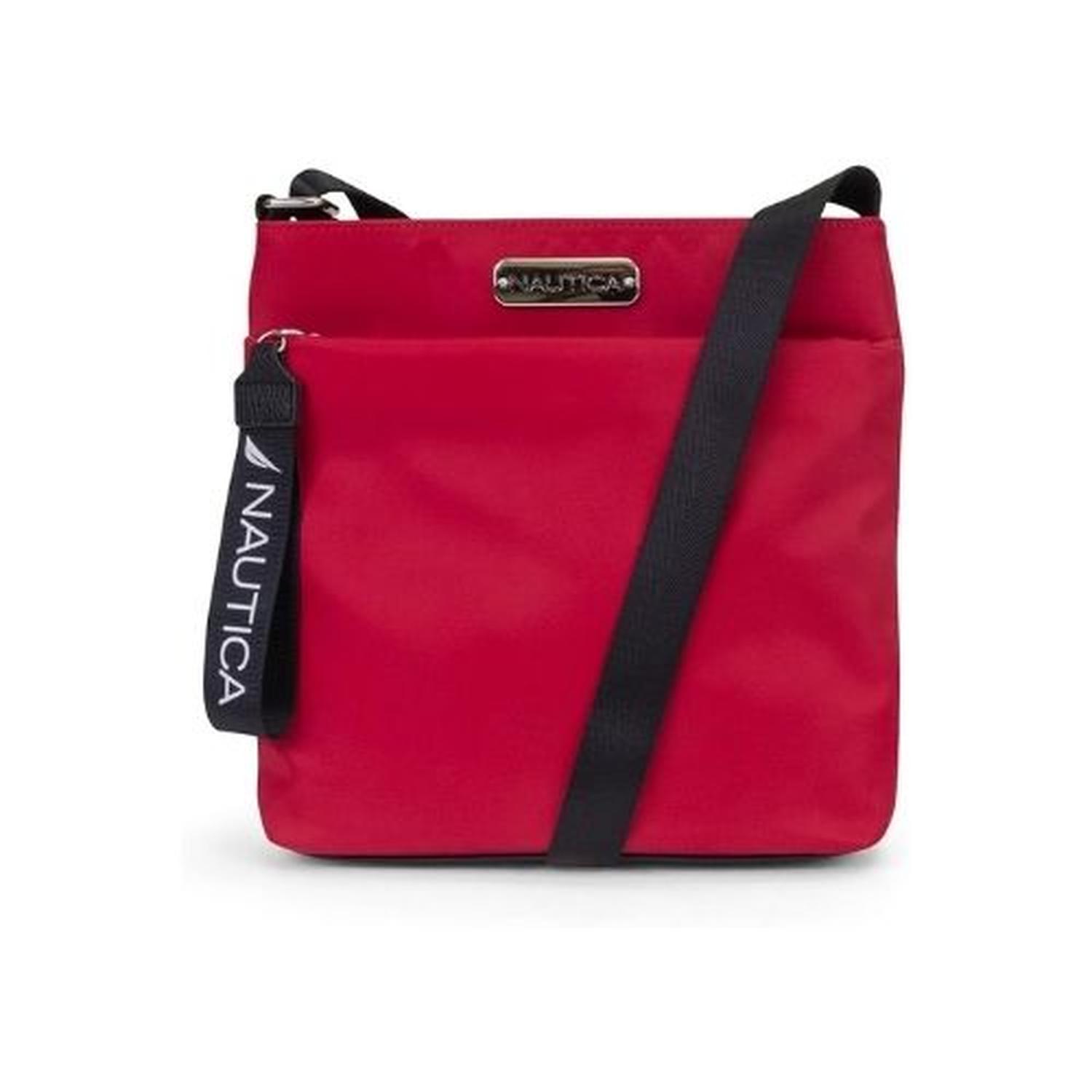CARTERA CROSSBODY NAUTICA DIVER NYLON - ROJO - 2