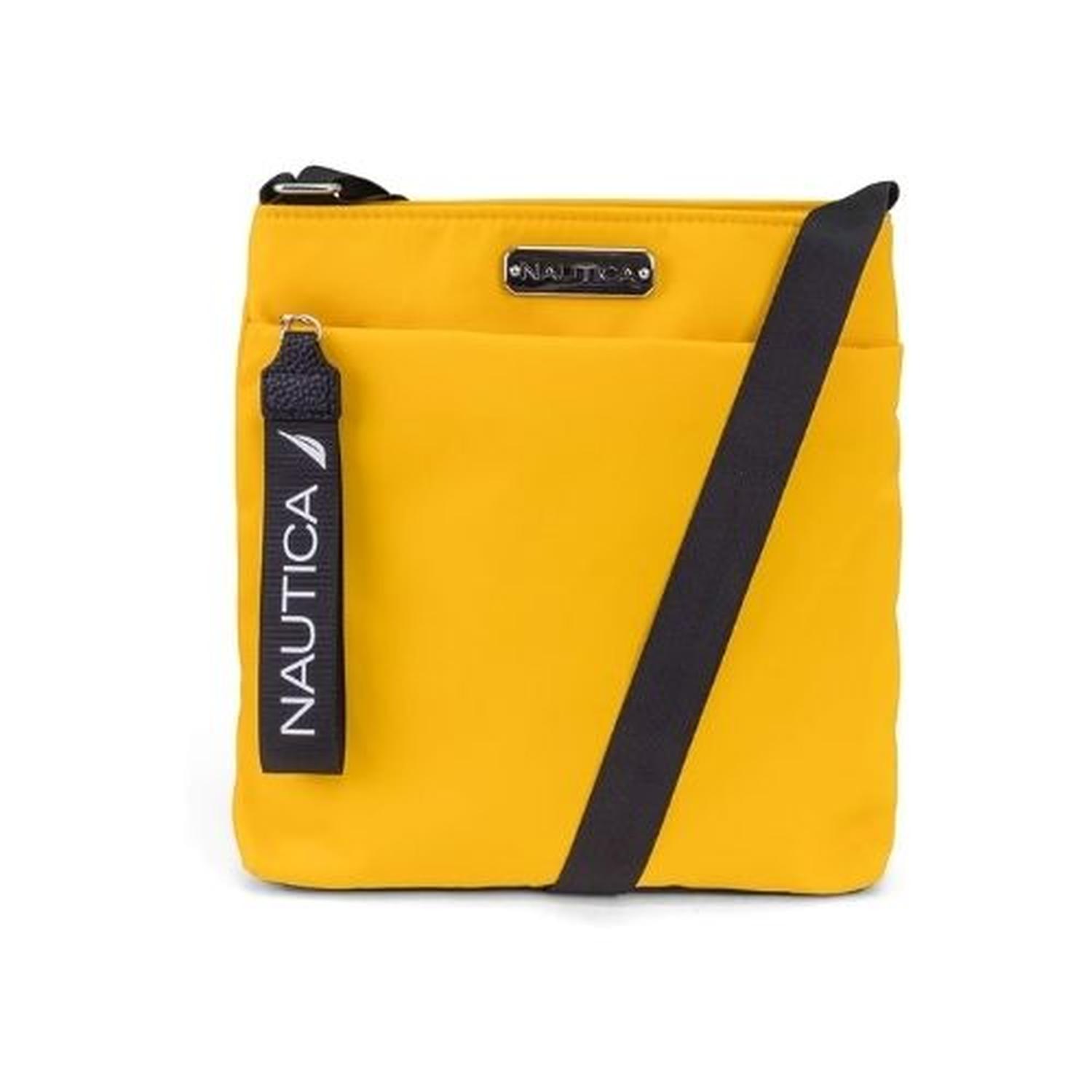 CARTERA CROSSBODY NAUTICA DIVER NYLON - AMARILLO - 3