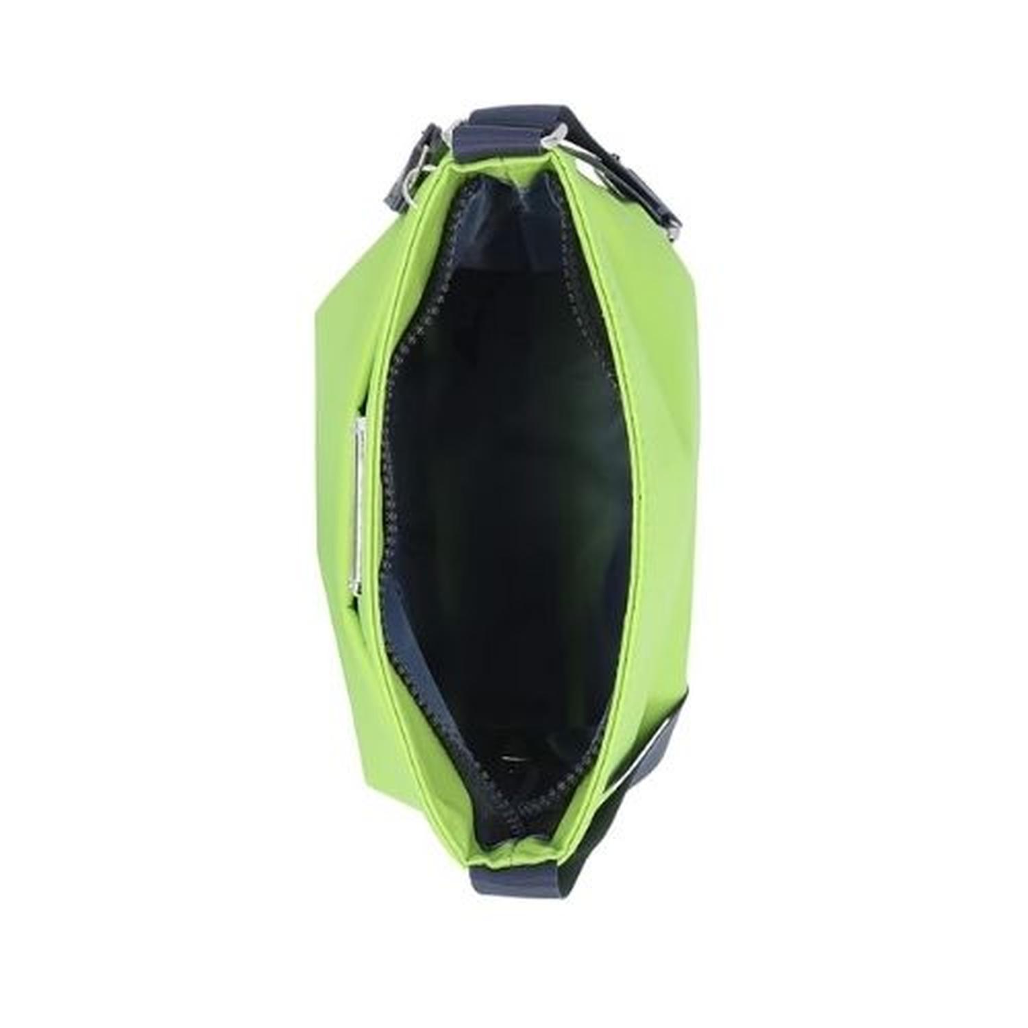 CARTERA CROSSBODY NAUTICA DIVER NYLON - VERDE LIMA - 4