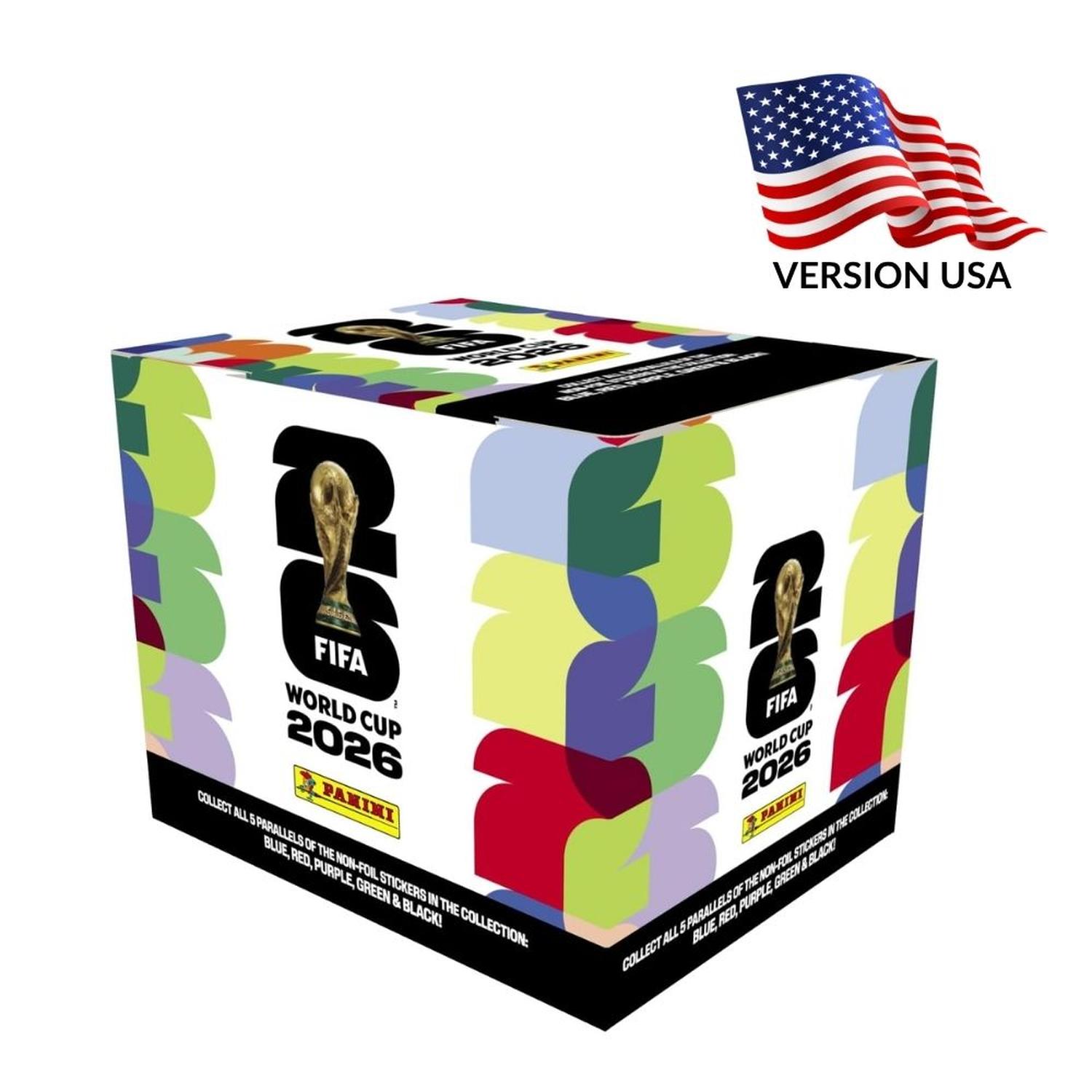 PAQUETON DE CROMOS PANINI DE LA COPA MUNDIAL DE LA FIFA 2026 - VERSION US - 1