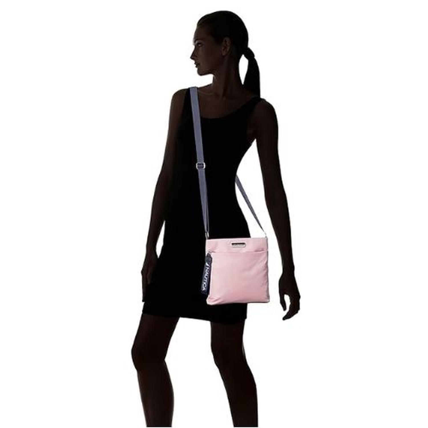 CARTERA CROSSBODY NAUTICA DIVER NYLON - LILAC ROSA - 2