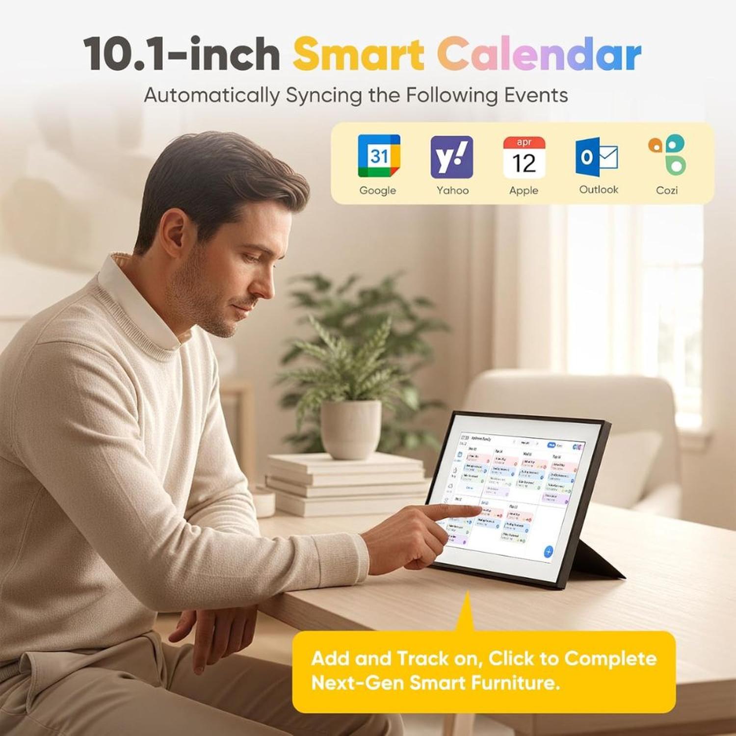 CALENDARIO DIGITAL INTELIGENTE FAMILIAR 10,1 ' PANTALLA TÁCTIL - 2
