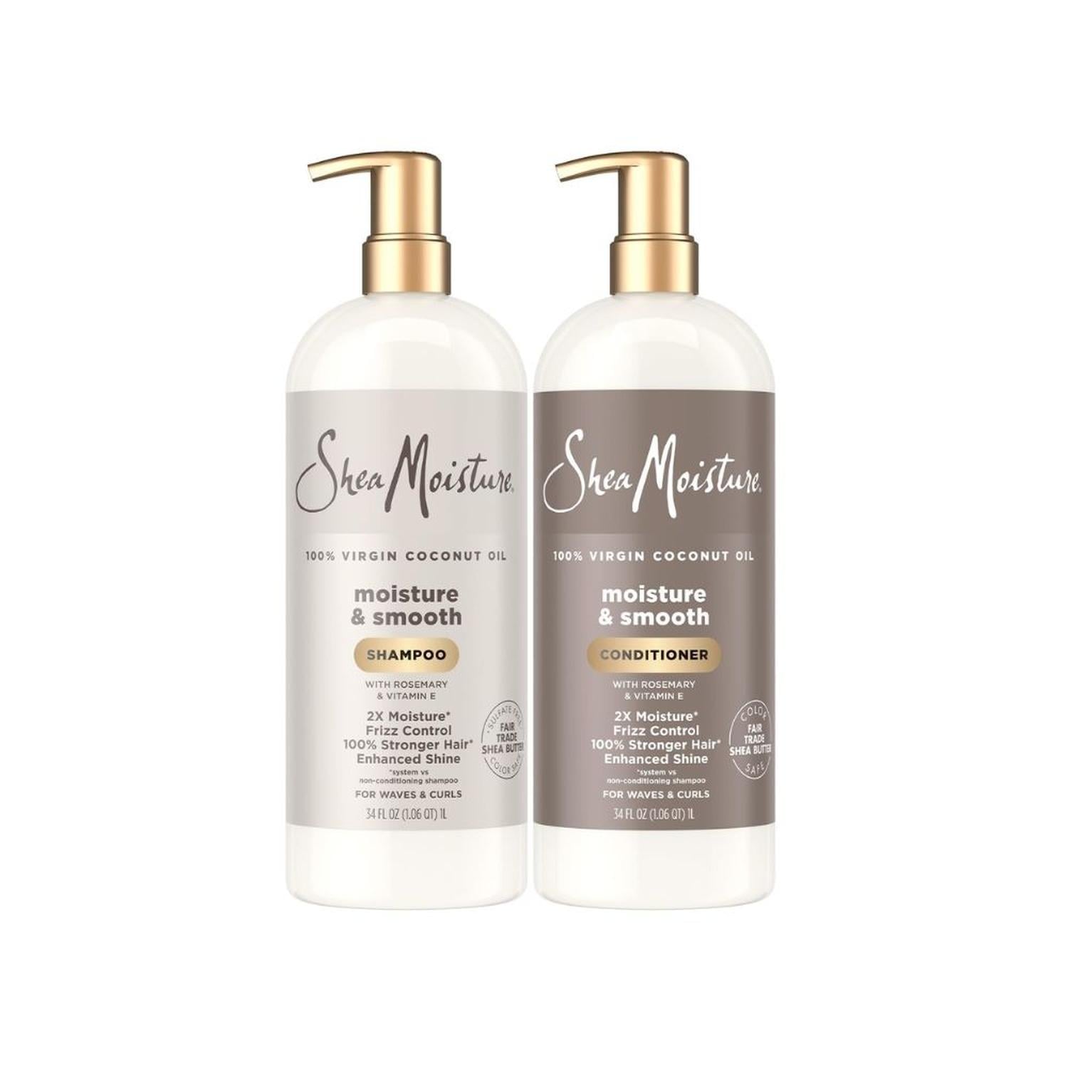 SET SHAMPOO Y ACONDICIONADOR SHEAMOISTURE PARA CABELLO ONDULADO Y RIZADO - 2 X 1 LITRO - 1