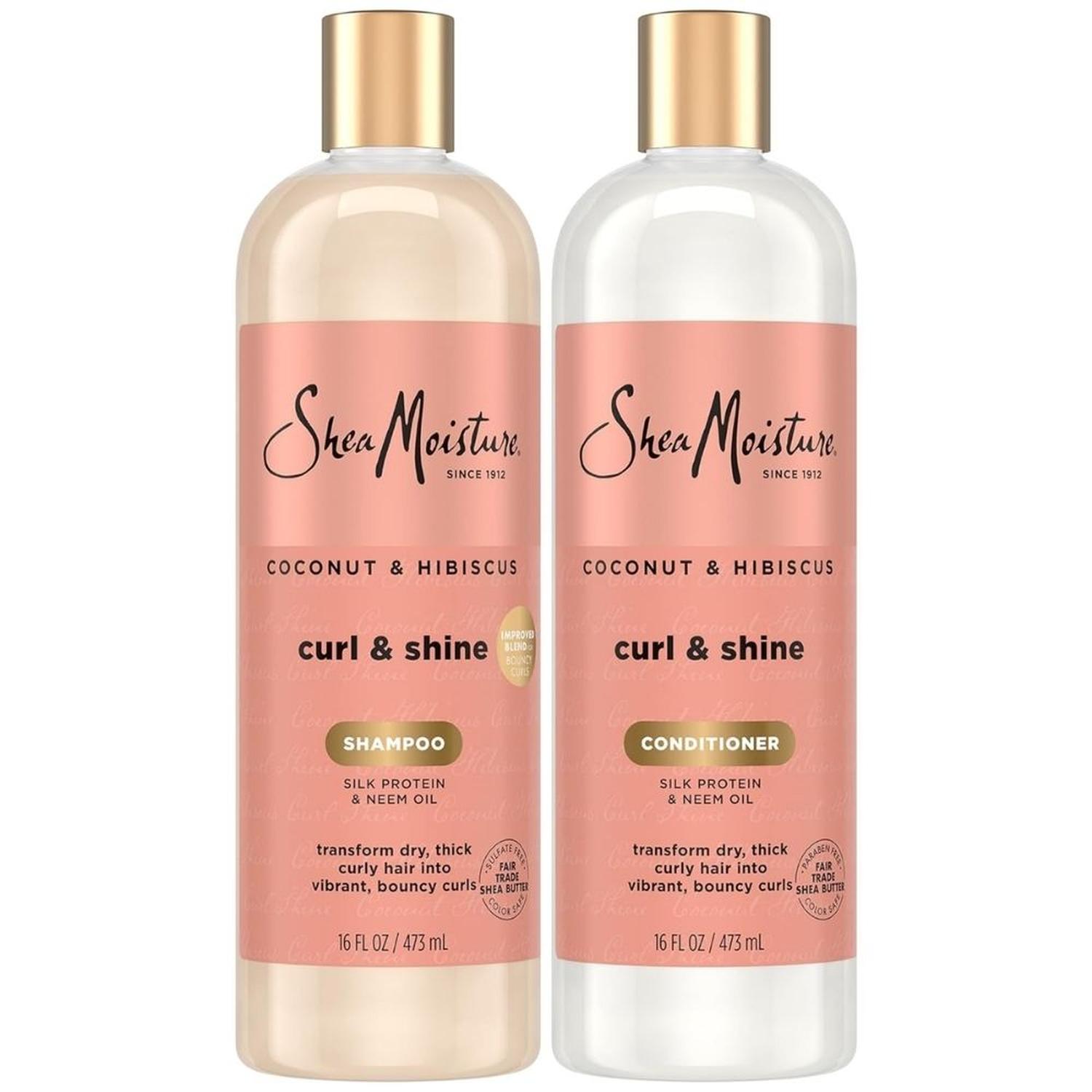CHAMPU Y ACONDICIONADOR SHEAMOISTURE RIZOS - 473 ML C/U - 1