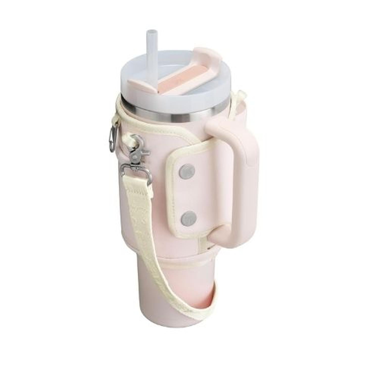 HOLDER O PORTA VASOS DE 40 OZ STANLEY ALL DAY QUENCHER CARRY ALL - CUARZO ROSA - 2