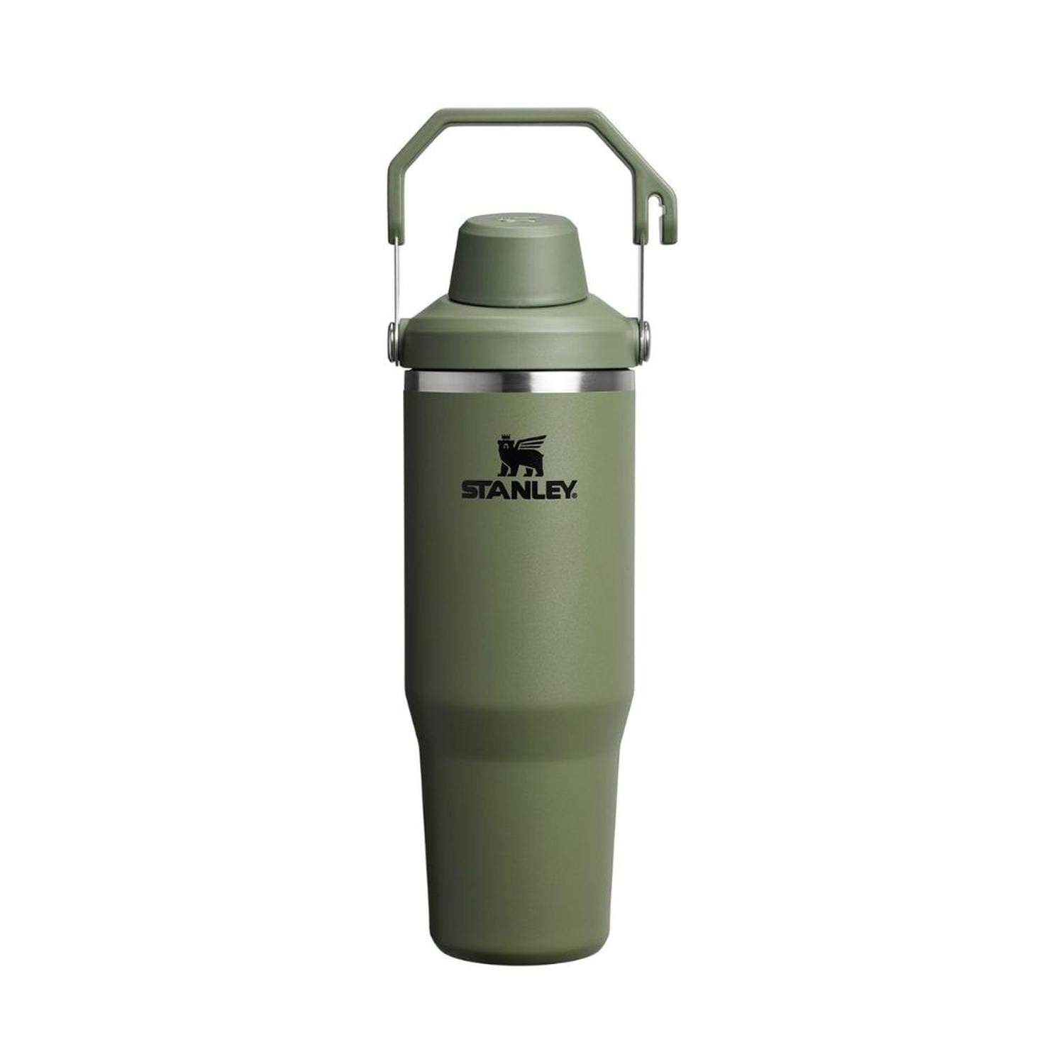 TUMBLER VASO DE ACERO INOXIDABLE STANLEY ICEFLOW 2.0 30 OZ - DRIED PINE - 1