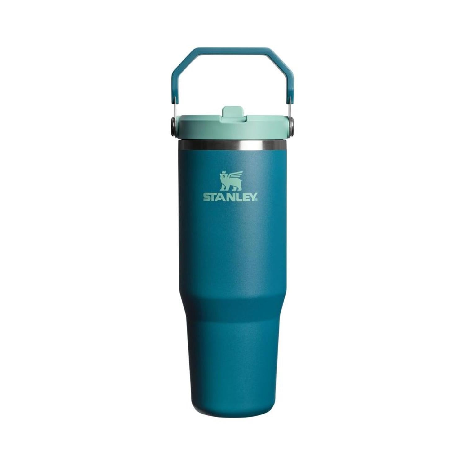 TUMBLER VASO DE ACERO INOXIDABLE STANLEY ICEFLOW 2.0 30 OZ - COASTAL TEAL - 1