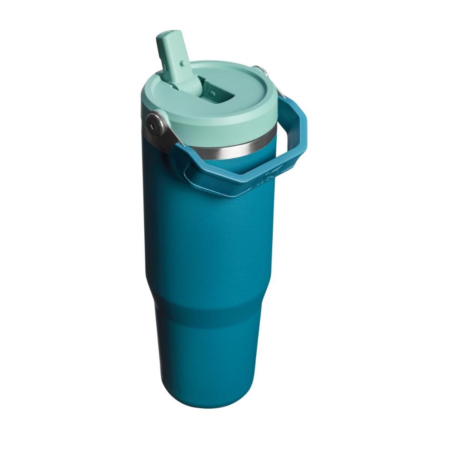 TUMBLER VASO DE ACERO INOXIDABLE STANLEY ICEFLOW 2.0 30 OZ - COASTAL TEAL - 3