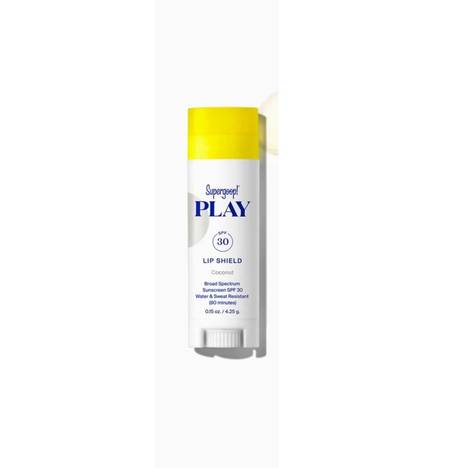 BÁLSAMO LABIAL SUPERGOOP! FPS 30 PLAY LIP SHIELD - COCONUT - 1