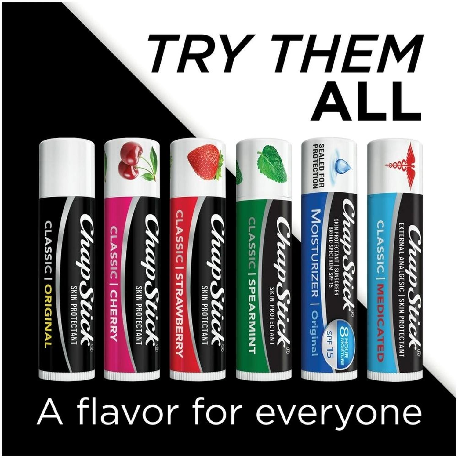 BÁLSAMO LABIAL CHAPSTICK FRESA - PACKX3 - 3