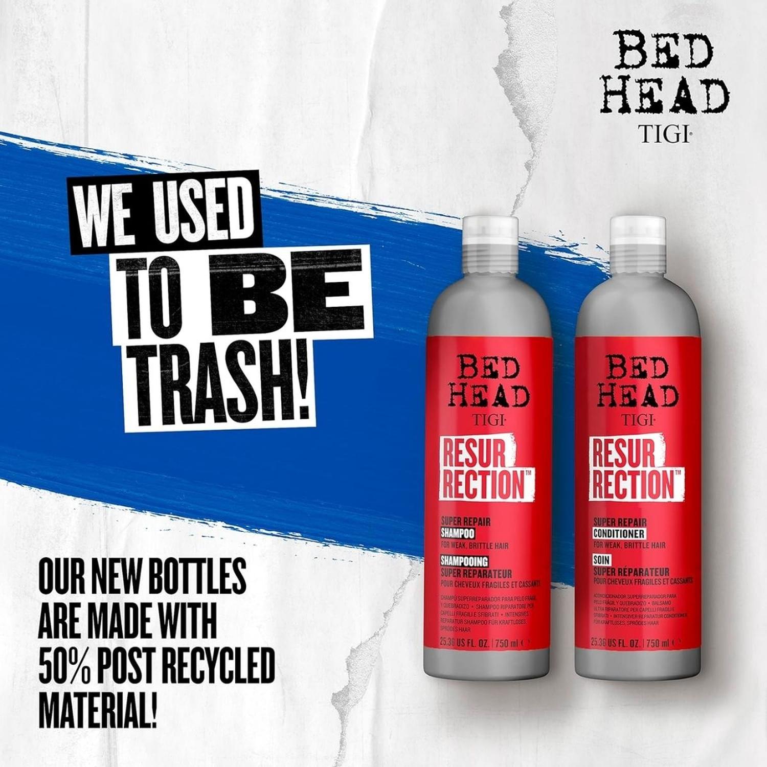 SET DUO SHAMPOO 750 ML Y ACONDICIONADOR 750 ML TIGI BED HEAD RESURRECTION - 2