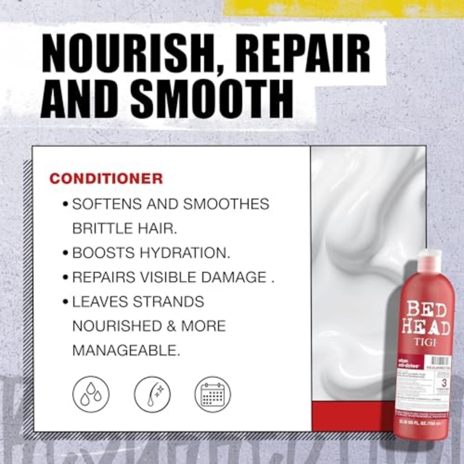 SET DUO TIGI SHAMPOO 750 ML Y ACONDICIONADOR 750 ML THERAPY FOR HAIR - 4