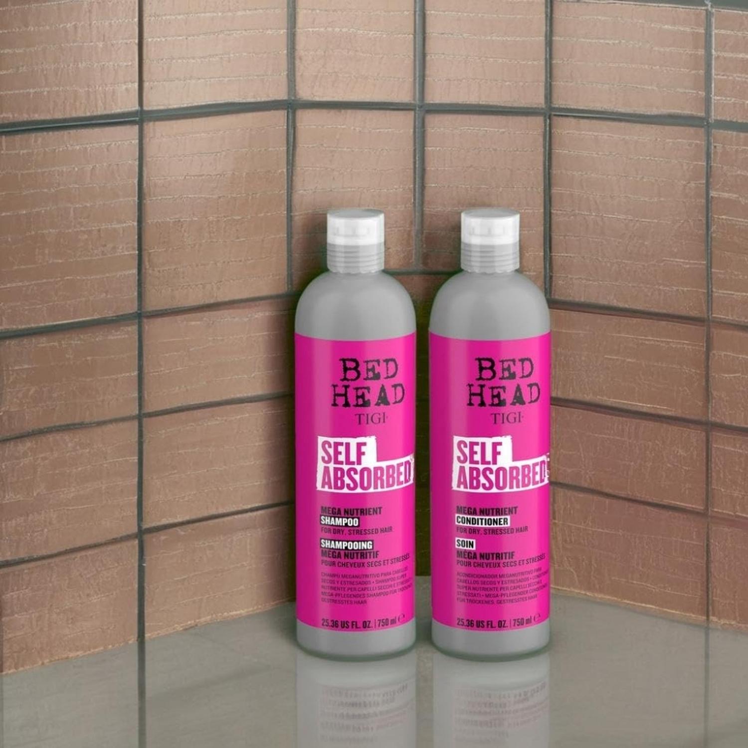 SET DUO SHAMPOO 750 ML Y ACONDICIONADOR 750 ML TIGI SELF ABSORBED - 3