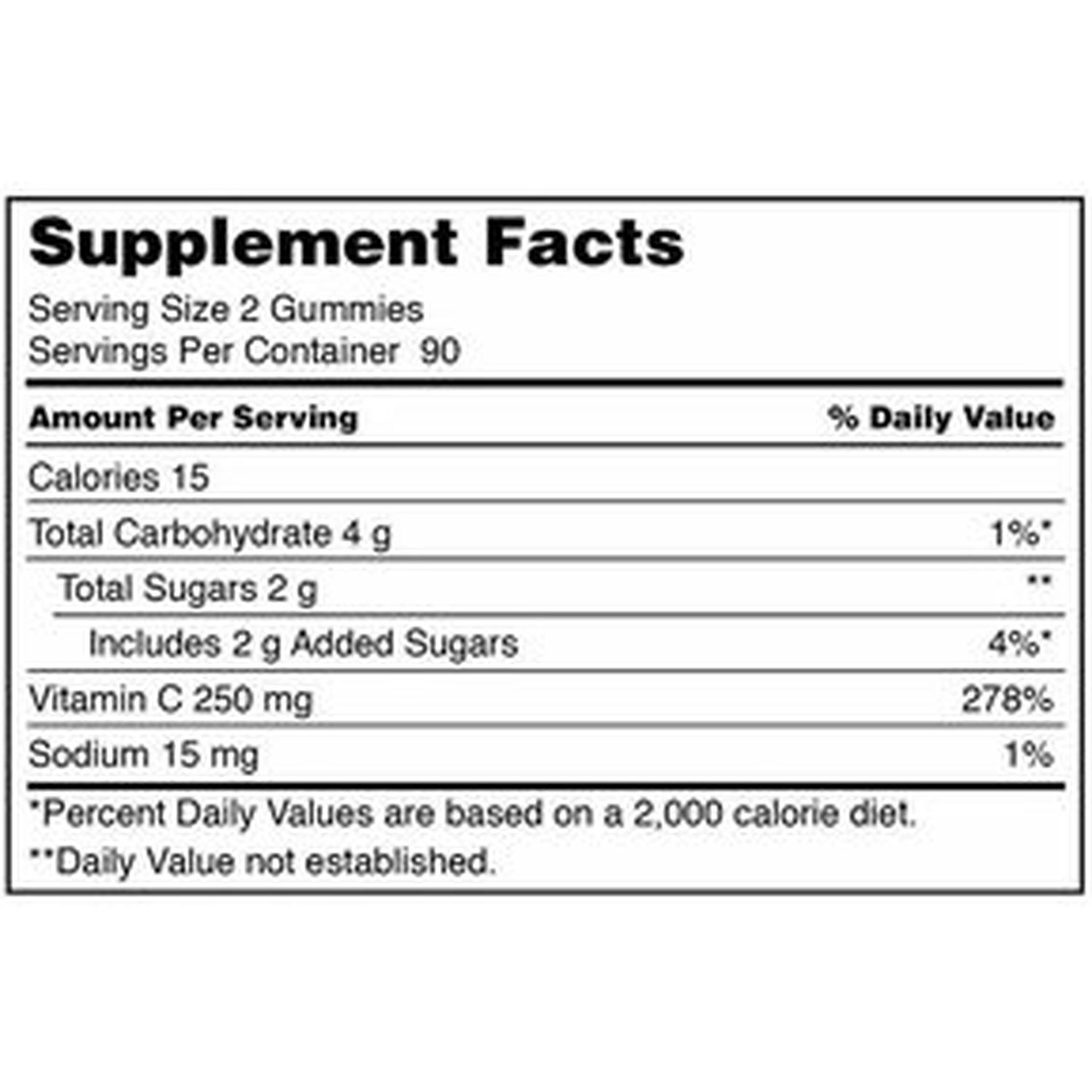 VITAMINA C 250 MG KIRKLAND SIGNATURE 180 GOMITAS - 4
