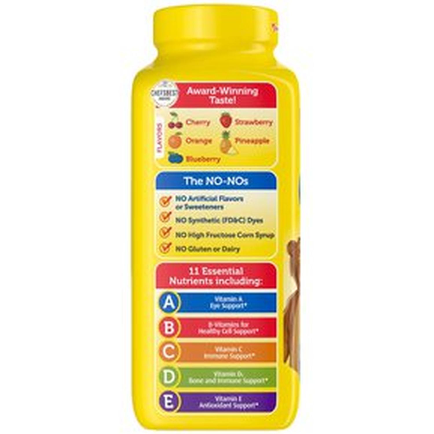 MULTIVITAMINICO LIL CRITTERS 300 GOMITAS DE OSITO - 3