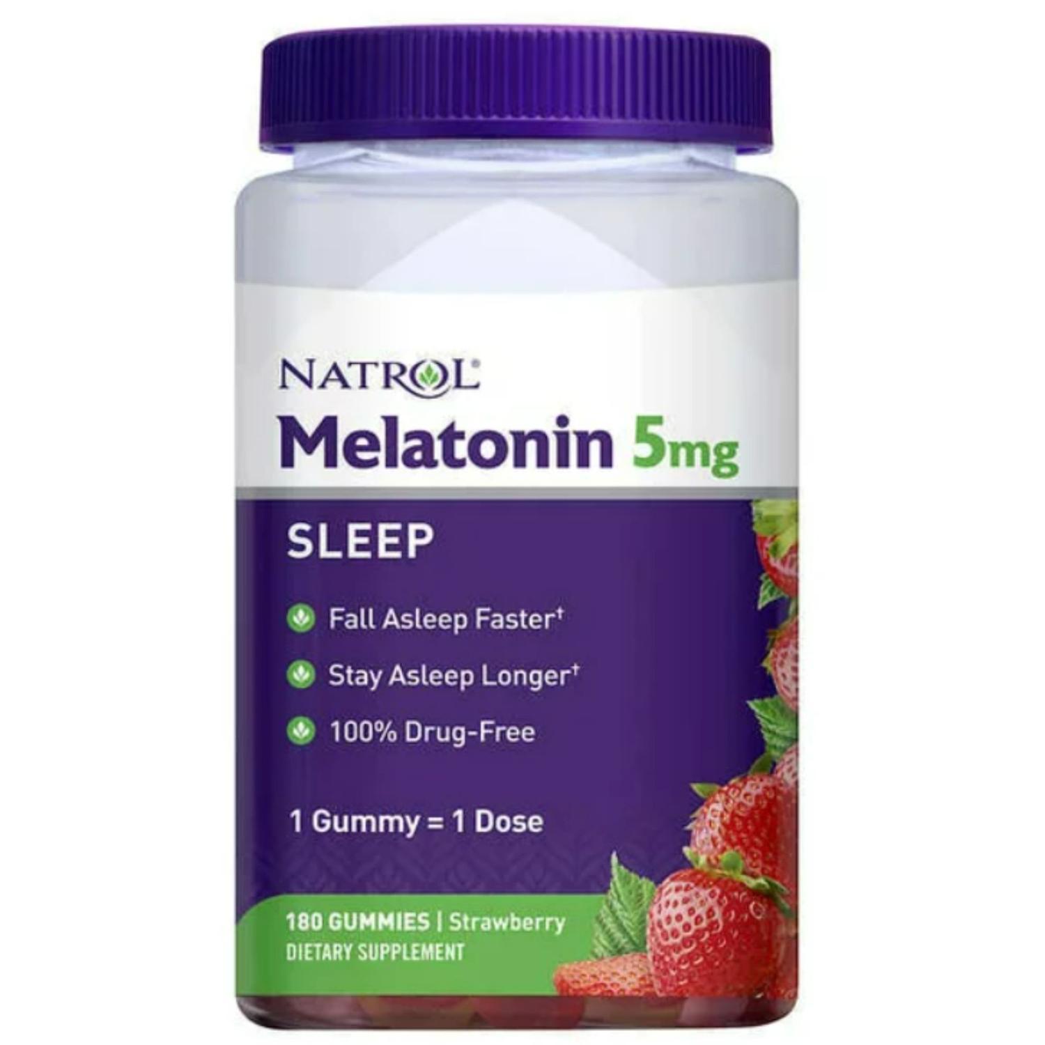MELATONINA EN GOMITAS NATROL 5 MG - 180 GOMITAS - 1