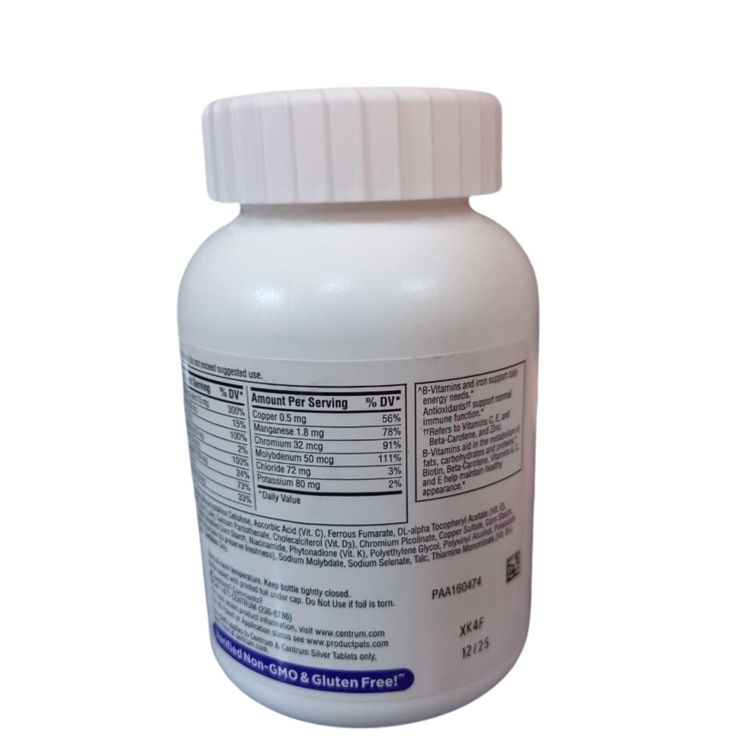 VITAMINA MULTIMINERAL CENTRUM MUJER - 120 TAB - 4