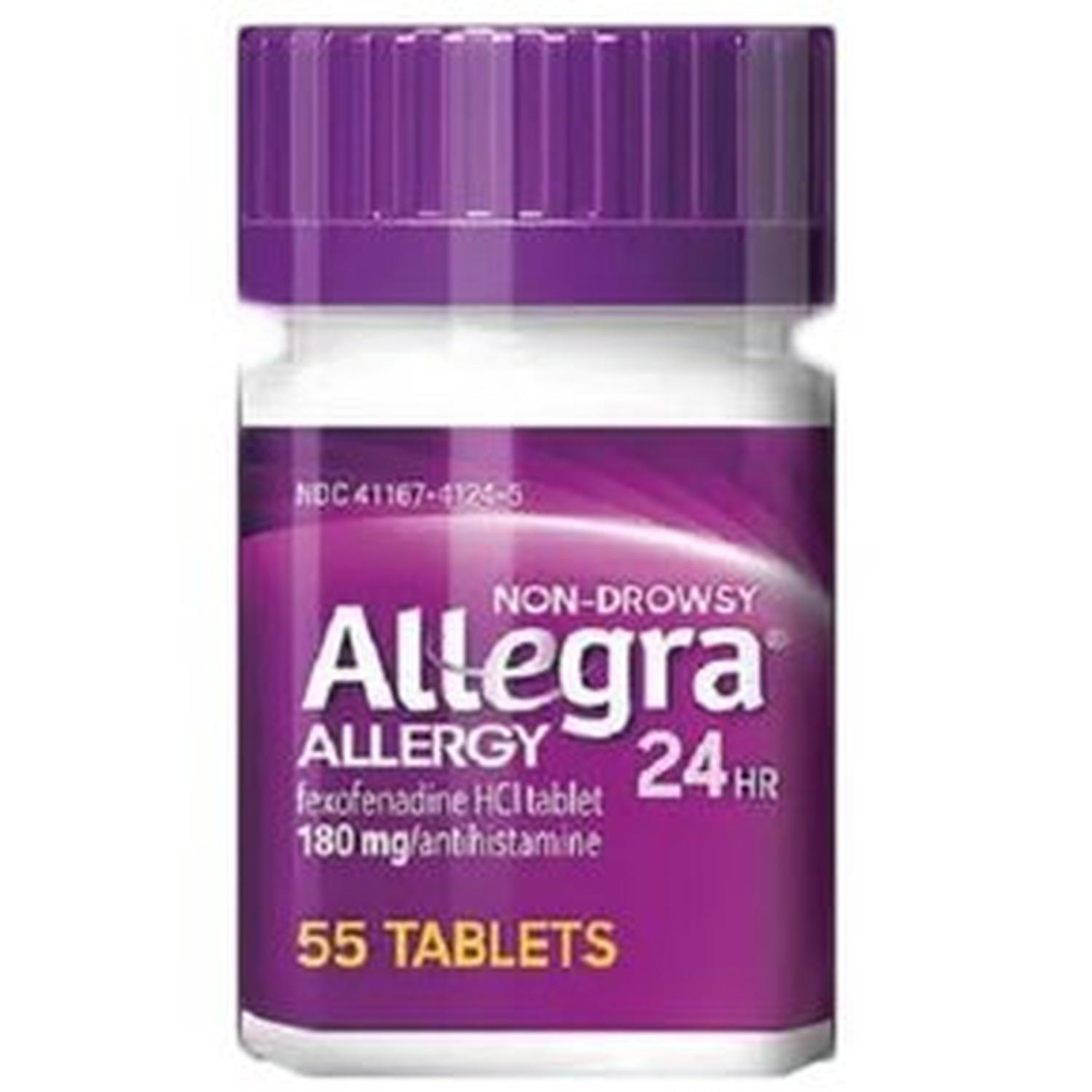 ALLEGRA ALLERGY NO SOMNOLENCIA 55 TABLETAS - 1