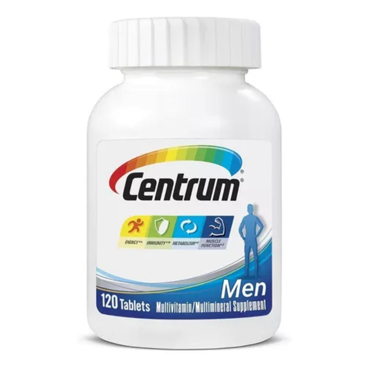 SUPLEMENTO MULTIVITAMINICO CENTRUM HOMBRE - 120 TABLETAS - 1
