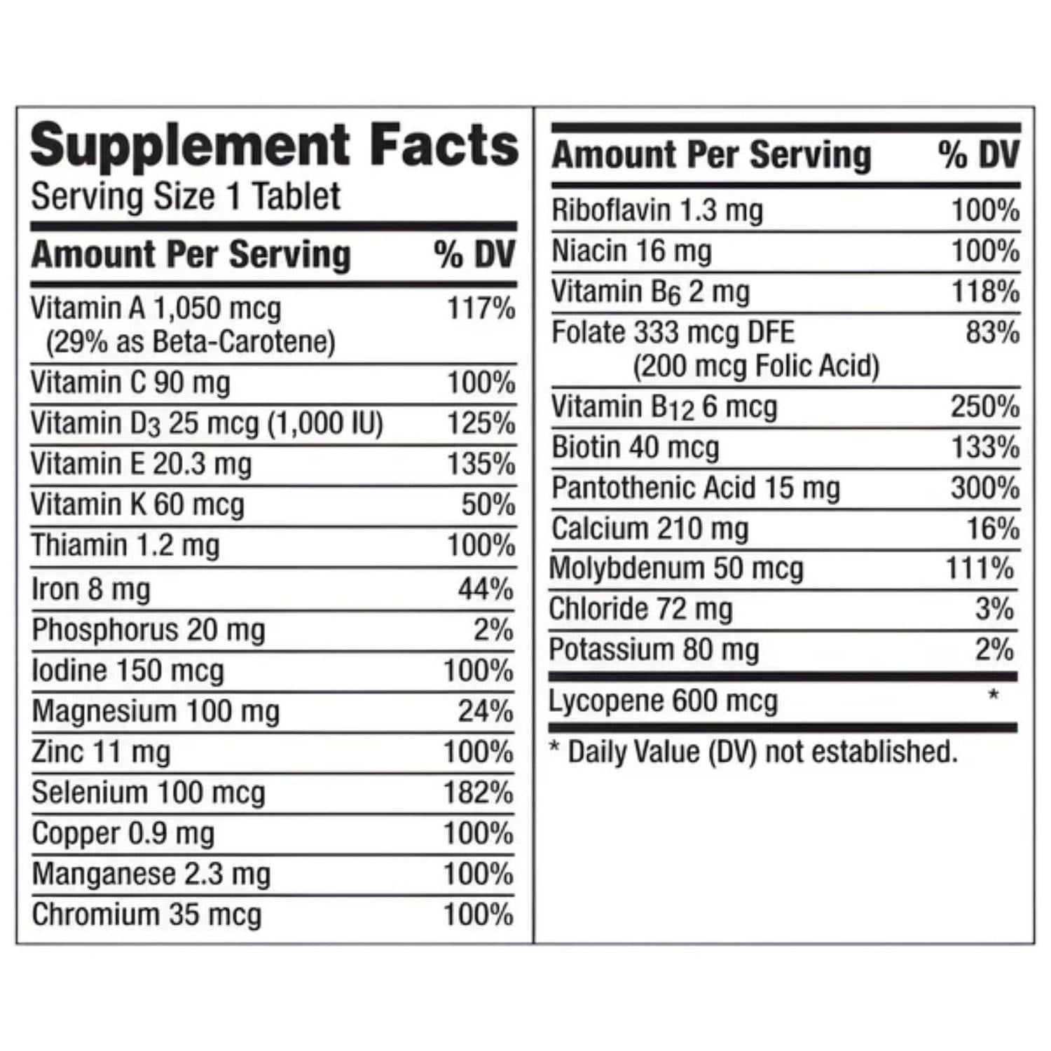 SUPLEMENTO MULTIVITAMINICO CENTRUM HOMBRE - 120 TABLETAS - 2