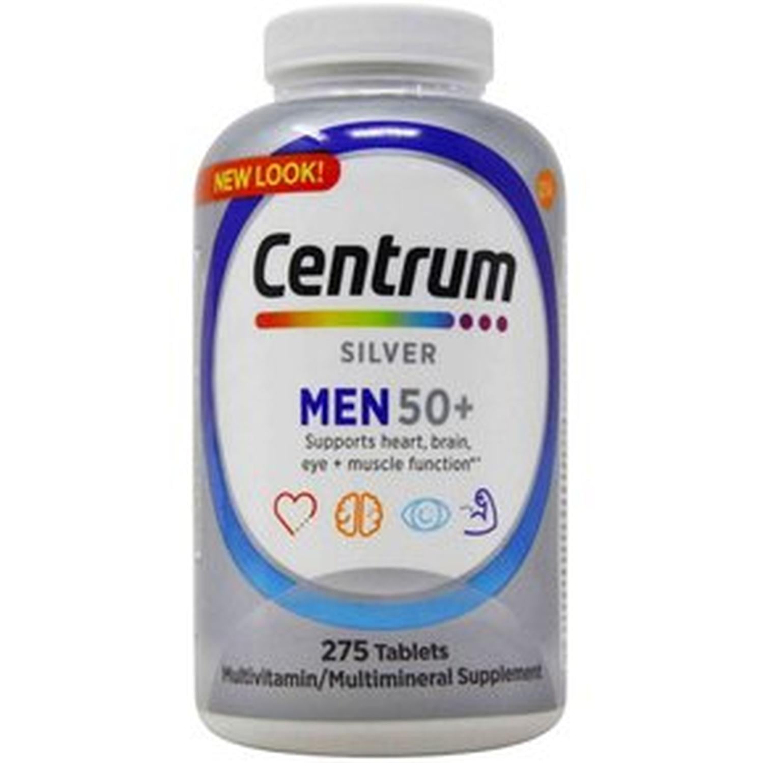 SUPLEMENTO MULTIVITAMINICO CENTRUM SILVER 50+ HOMBRES- 275 TABLETAS - 1