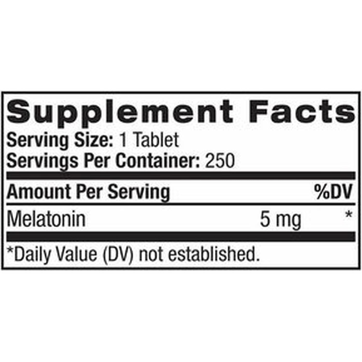 MELATONINA 5 MG NATROL - 250 TABLETAS MASTICABLES - 3