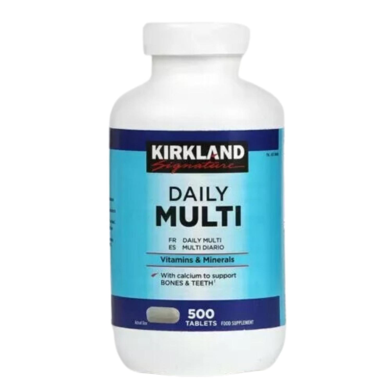 MULTIVITAMINAS Y MINERALES KIRKLAND SIGNATURE - 500 TABLETAS - 1