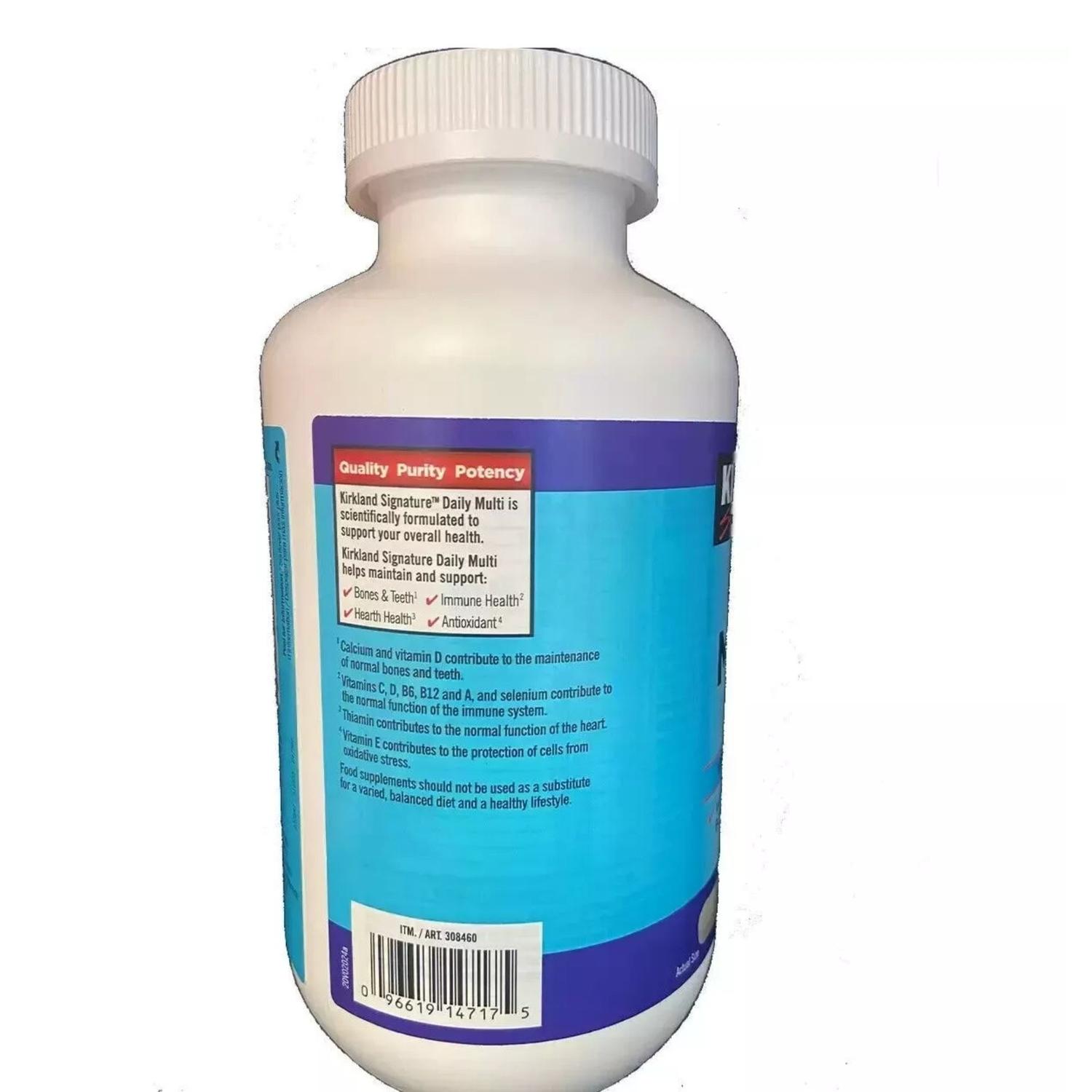 MULTIVITAMINAS Y MINERALES KIRKLAND SIGNATURE - 500 TABLETAS - 4
