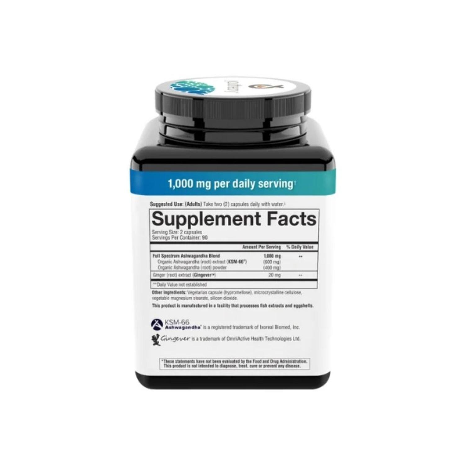 SUPLEMENTO DE ASHWAGANDHA YOUTHEORY PARA GESTIONAR EL ESTRES - 180 CAP - 2