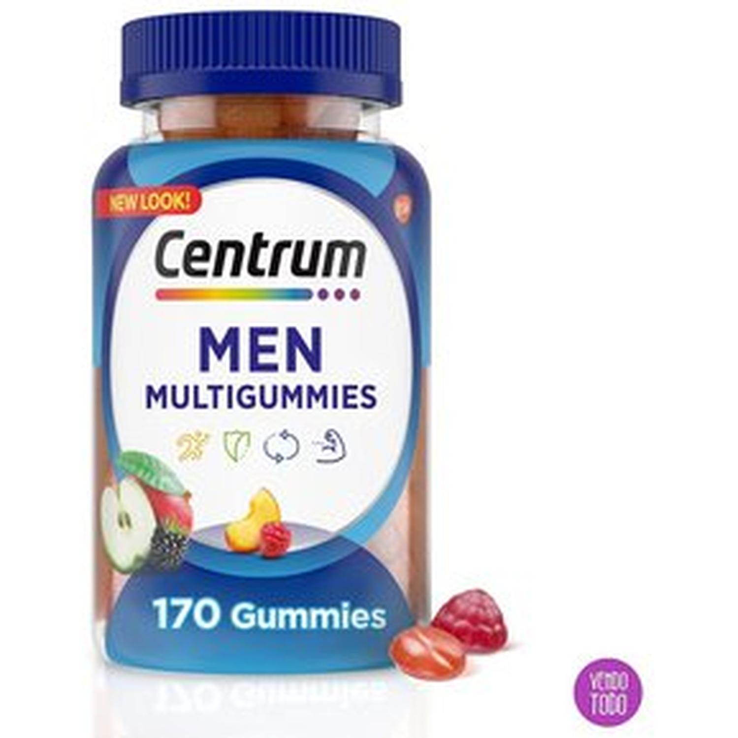 SUPLEMENTO MULTIVITAMINICO CENTRUM HOMBRE - 170 GOMITAS - 1