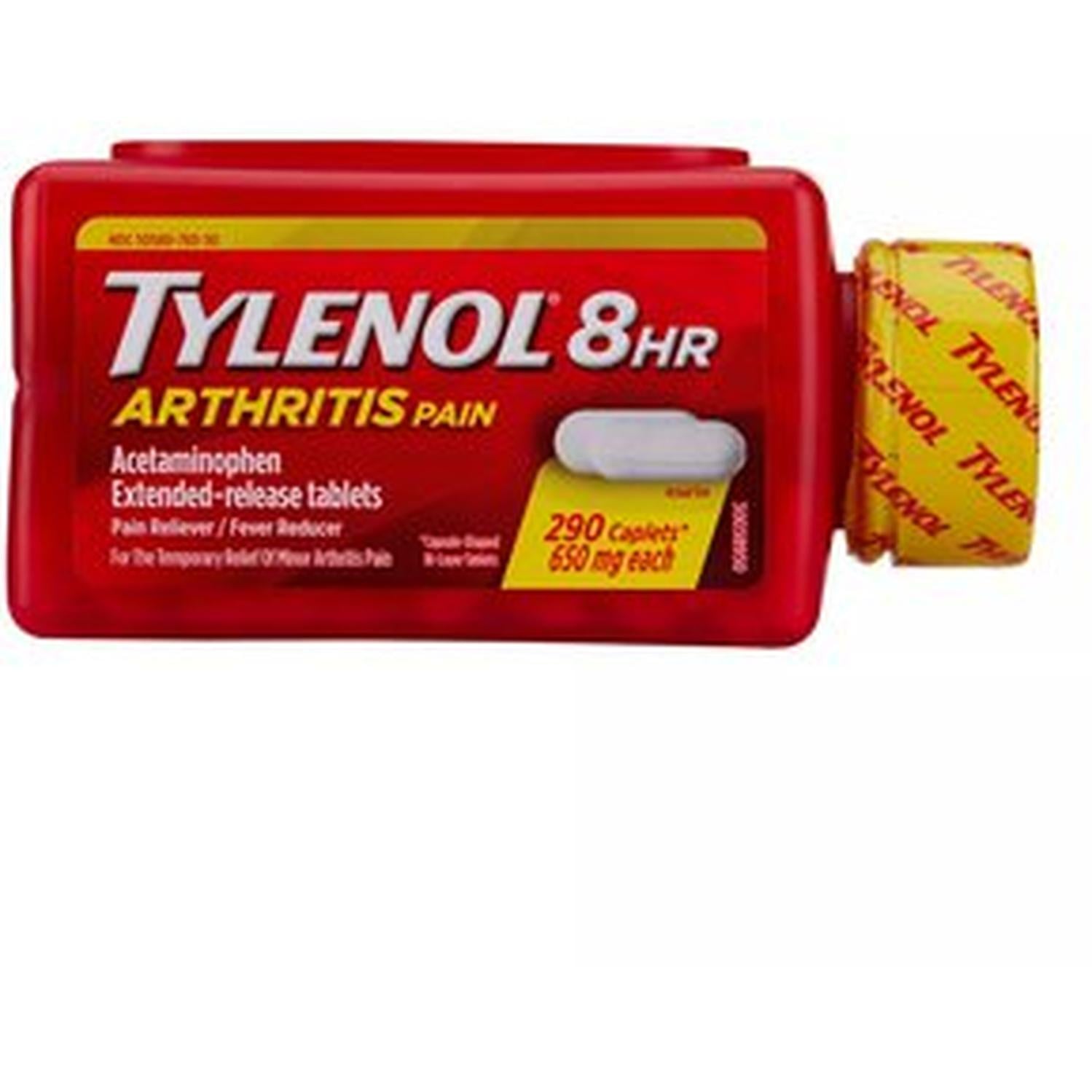 TYLENOL 8 HR DOLOR DE ARTHRITIS LIBERACIÓN PROLONGADA 650 MG (290 CT.) - 1