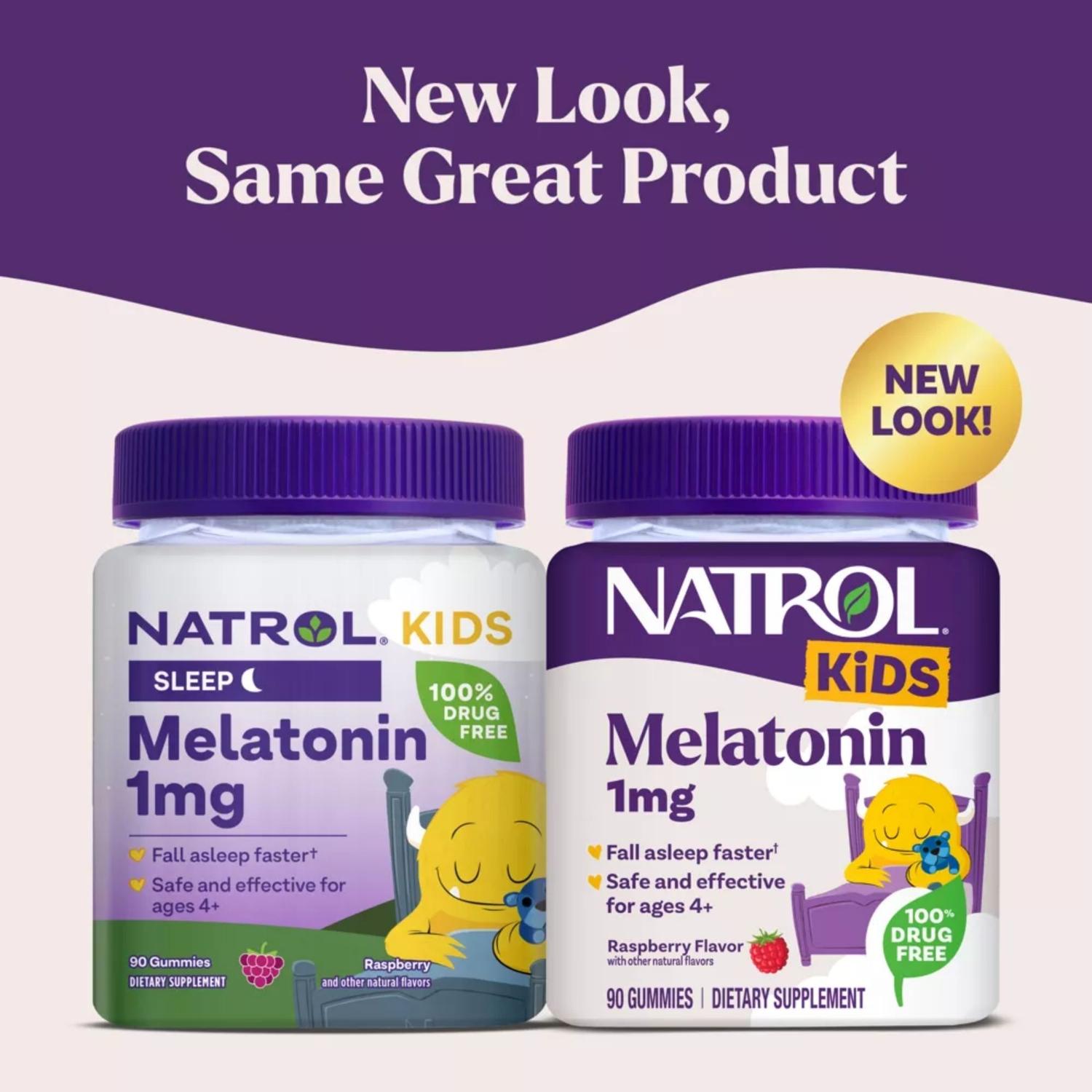 MELATONINA EN GOMITAS NATROL PARA NIÑOS 1 MG - 90 GOMITAS - 2