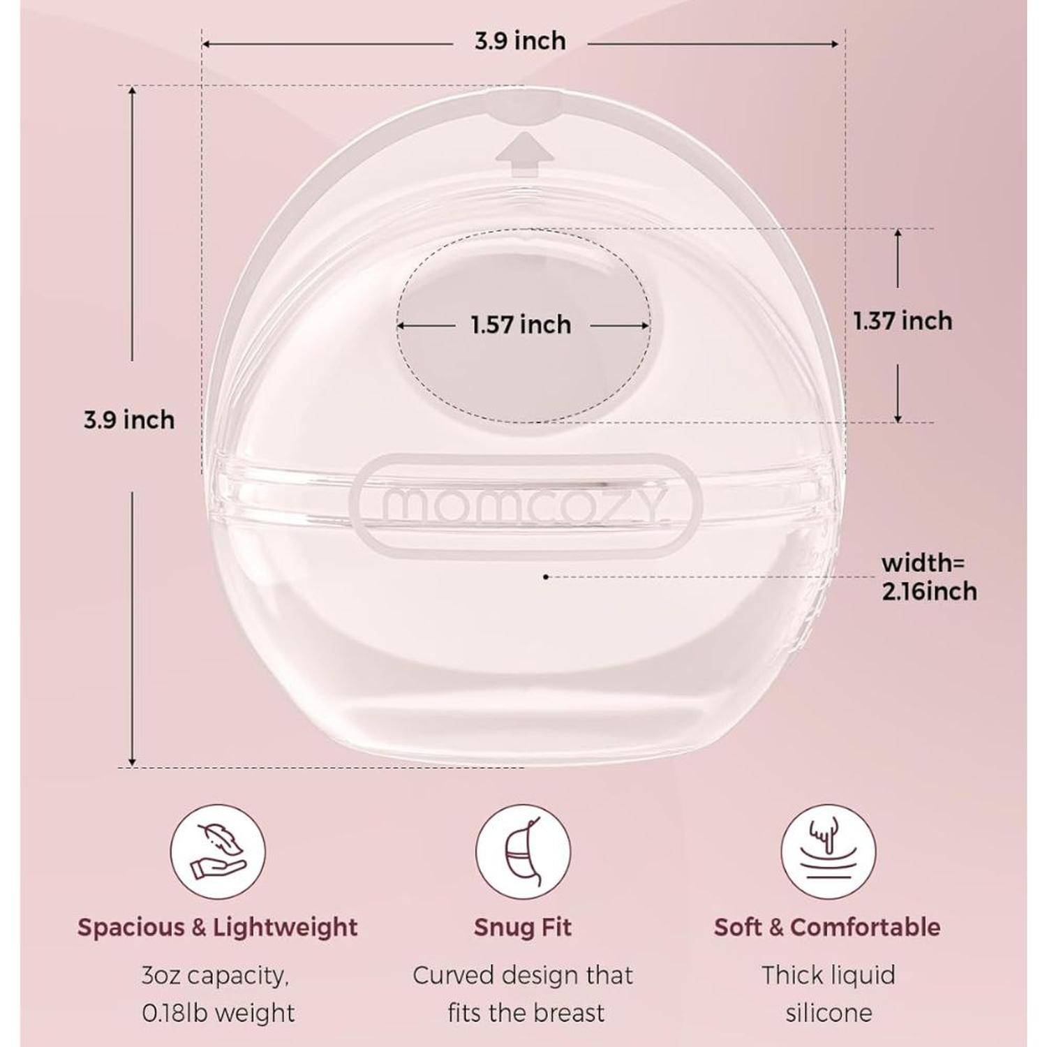 COLECTOR DE LECHE MATERNA MOMCOZY - 90 ML - 2
