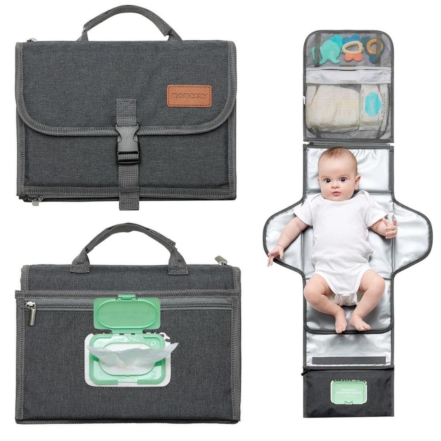 CAMBIADOR DE PAÑALES PORTÁTIL MOMCOZY - BEBÉS DE 0 A 12 MESES - 1