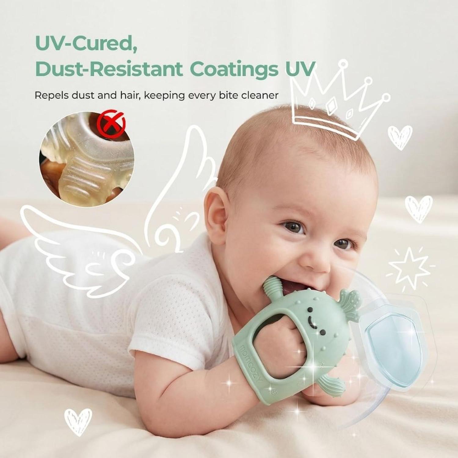 JUGUETES DE DENTICIÓN PARA BEBES MOMCOZY MORDEDOR DE MUNECA - 6