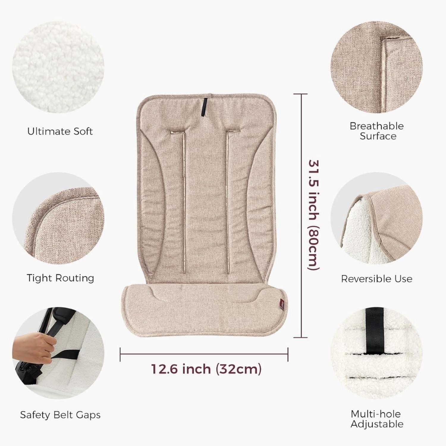 COJIN REVERSIBLE PARA COCHECITO MOMCOZY - 2