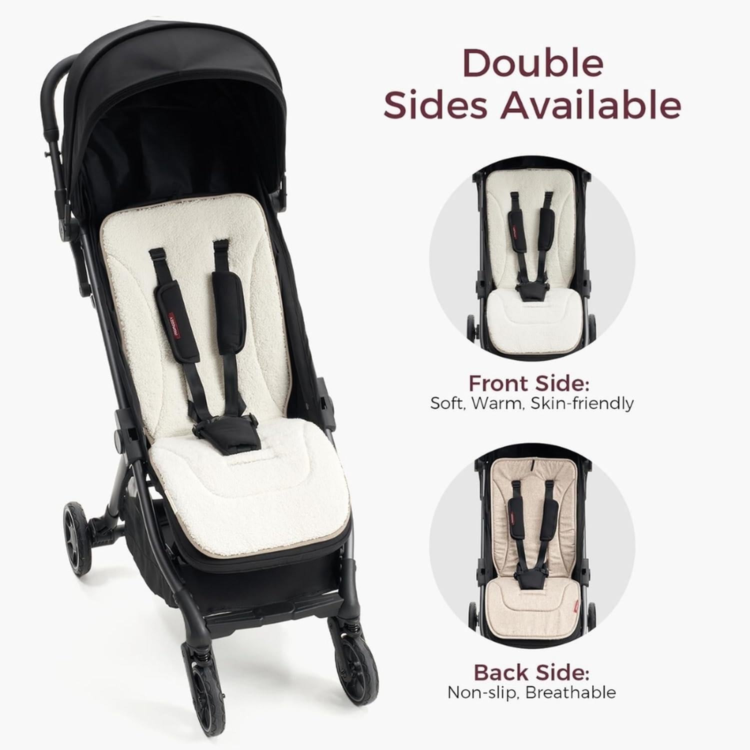 COJIN REVERSIBLE PARA COCHECITO MOMCOZY - 3