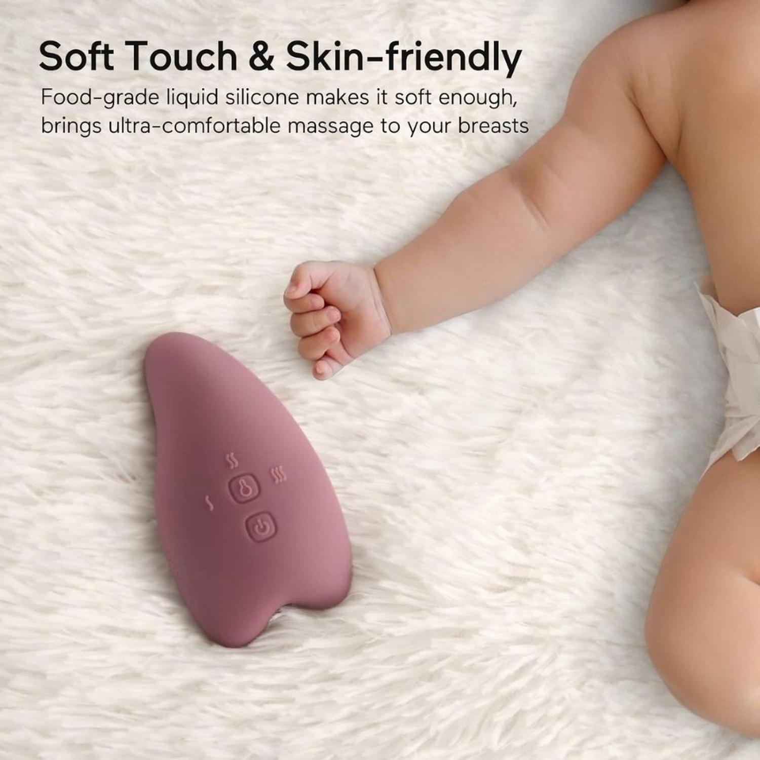 MASAJEADOR DE LACTANCIA CON CALOR MOMCOZY 2 EN 1 - 6