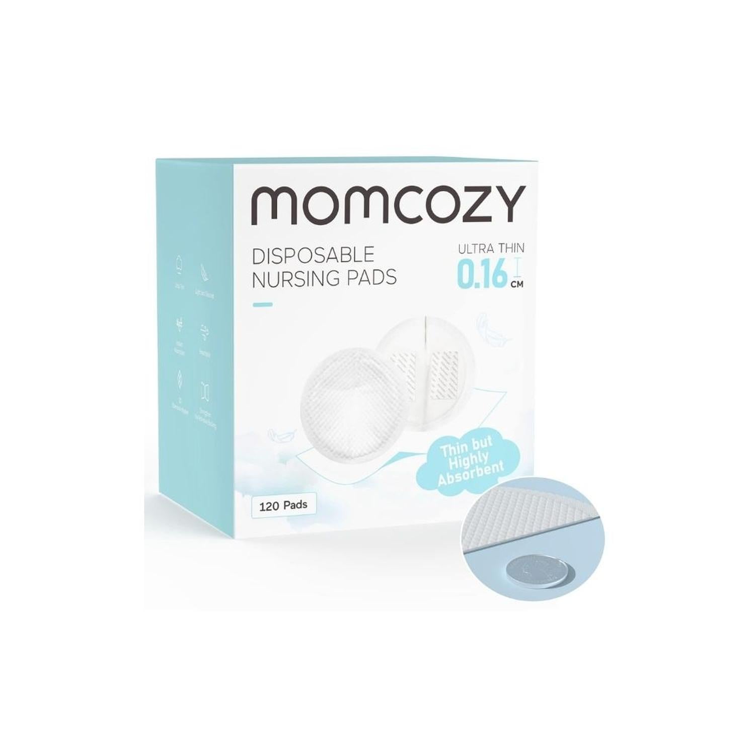ALMOHADILLAS DE LACTANCIA DESECHABLES MOMCOZY ULTRAFINAS - 120 UND - 1