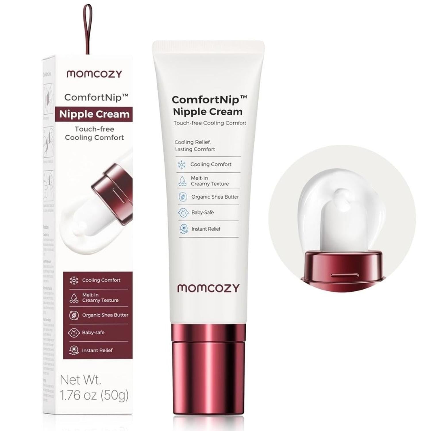 CREMA REFRESCANTE PARA PEZONES SIN CONTACTO Y SIN TACTO MOMCOZY COMFORTNIP - 50 G - 1