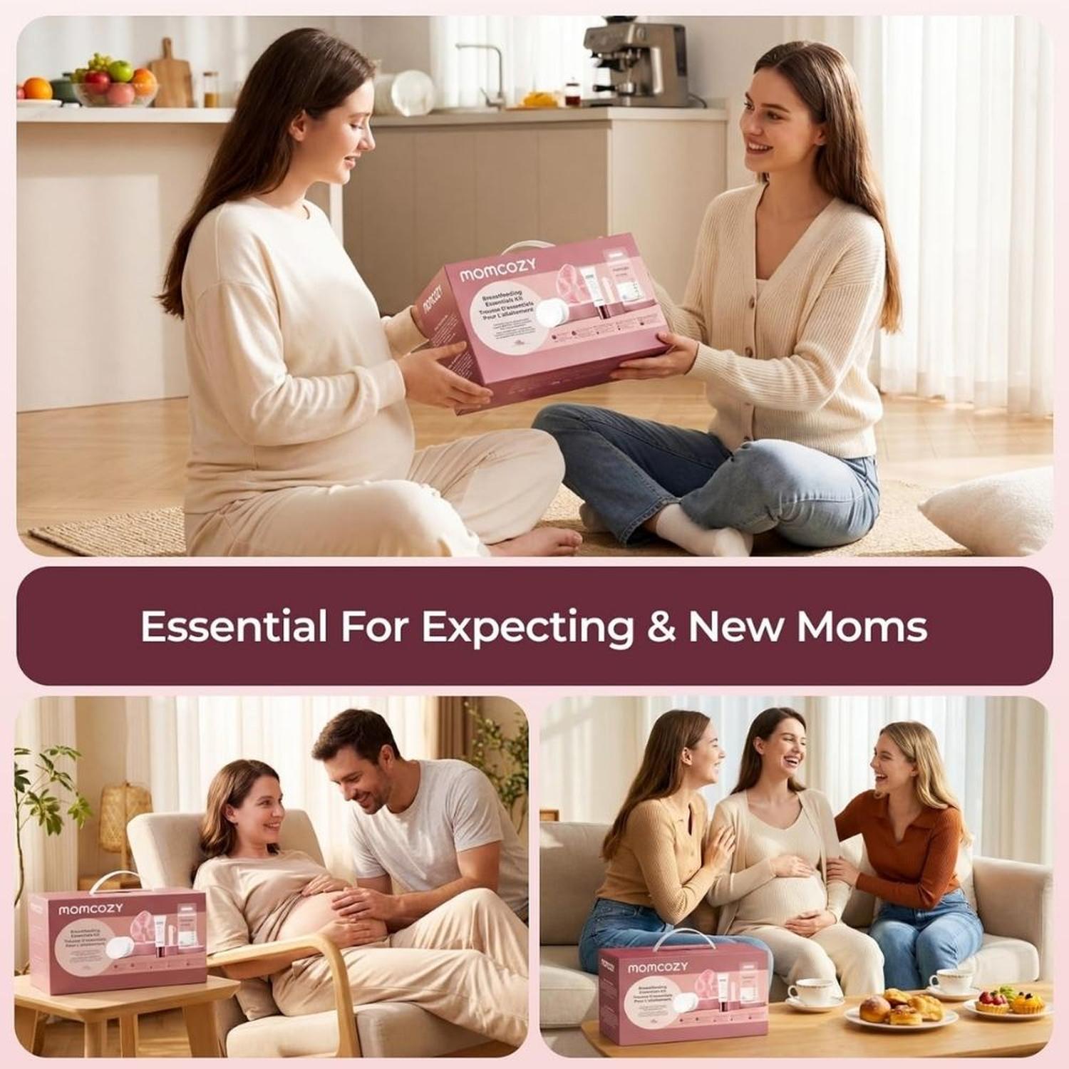 KIT POSPARTO MOMCOZY PRO LACTANCIA - 73 PIEZAS - 6