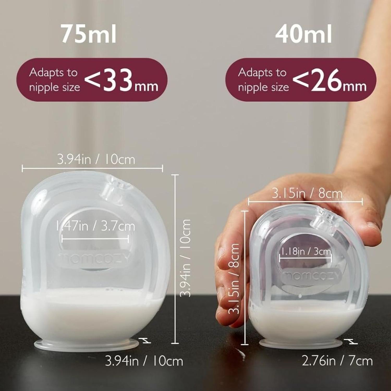 COLECTOR DE LECHE MATERNA MOMCOZY - 75 ML - 9